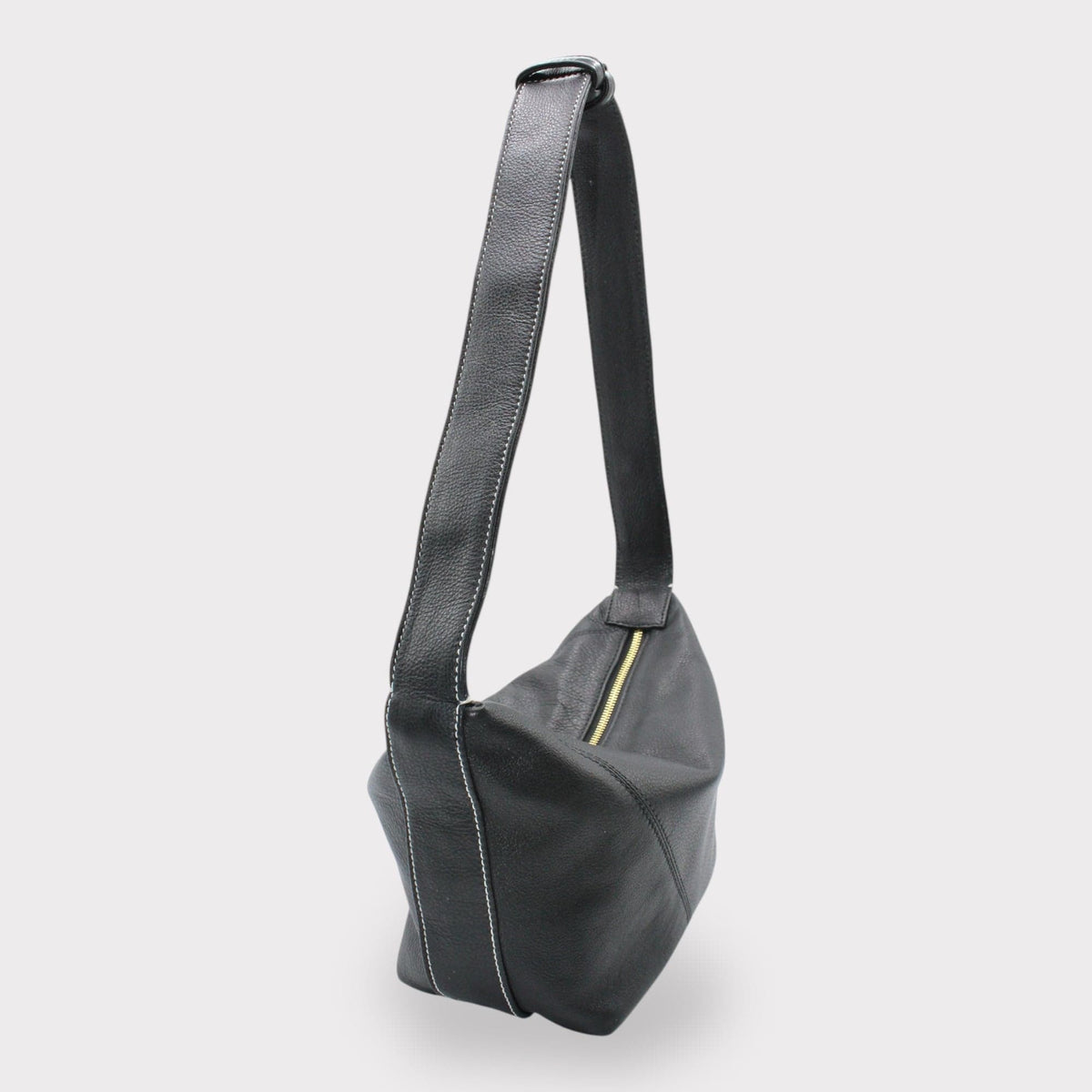 Handbag & Wallet Accessories Evy - Genuine Leather Pouch Shoulder Bag - Black San Rocco Italia