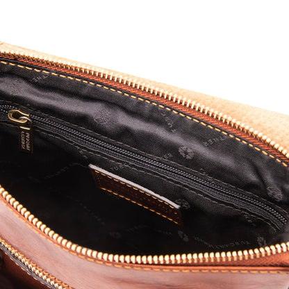Borse da uomo in pelle Jimmy - Borsa a tracolla da uomo in pelle con tasca frontale | TL141407 San Rocco Italia