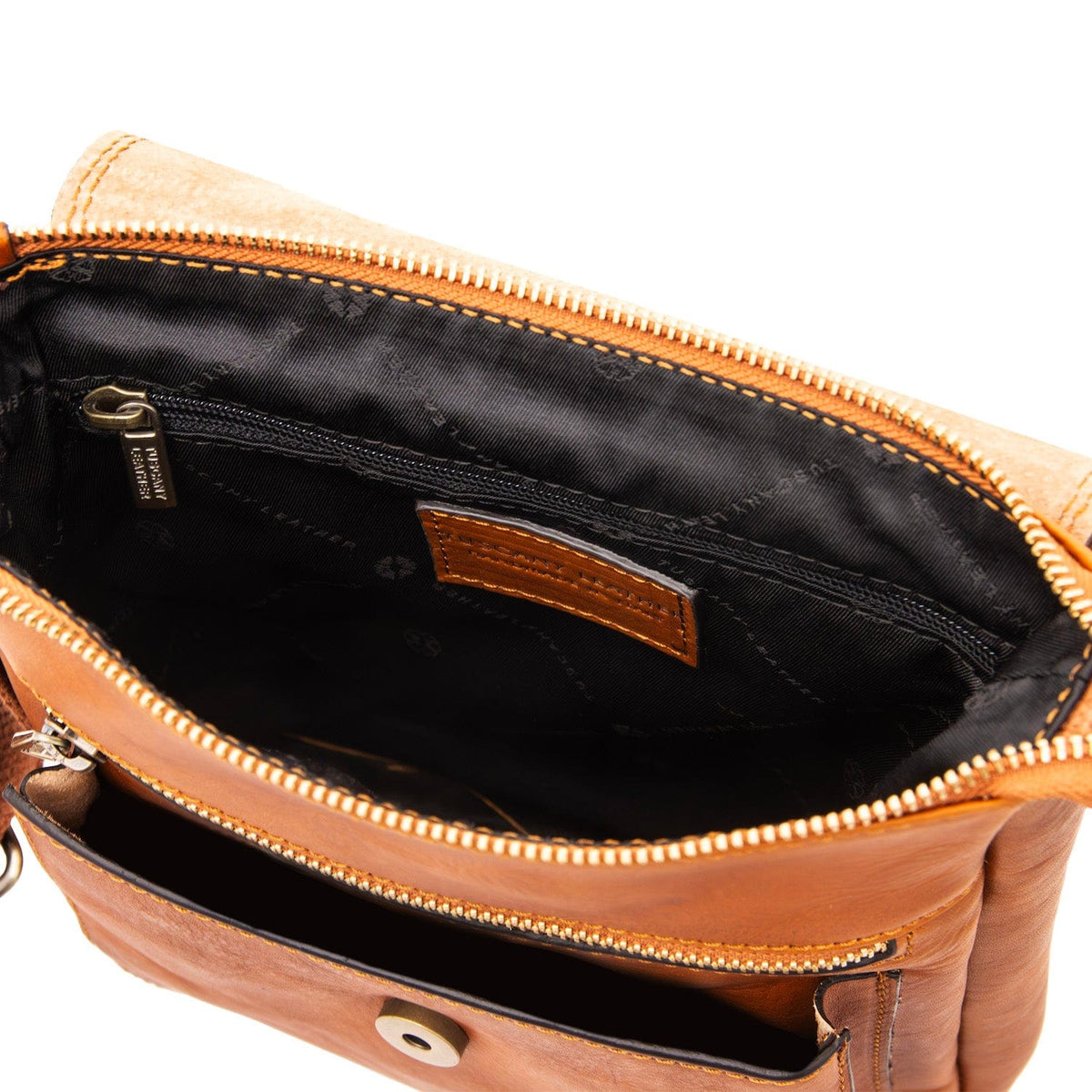 Borse da uomo in pelle Jimmy - Borsa a tracolla da uomo in pelle con tasca frontale | TL141407 San Rocco Italia