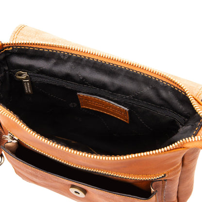 Borse da uomo in pelle Jimmy - Borsa a tracolla da uomo in pelle con tasca frontale | TL141407 San Rocco Italia