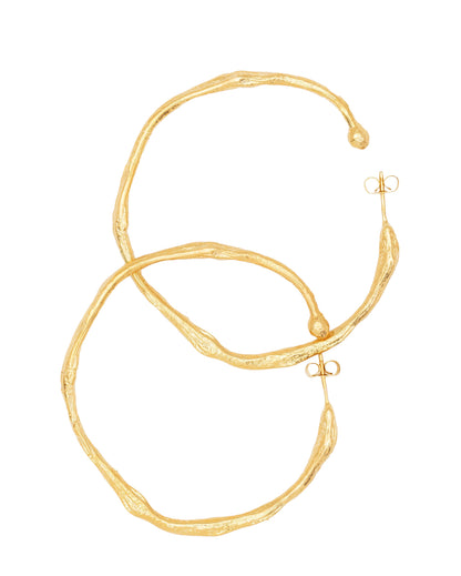 FORTE FORTE Sculptural Hoop Earrings