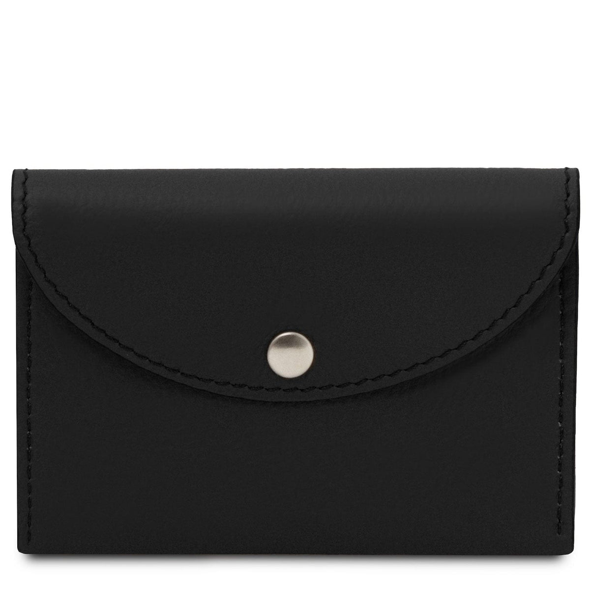 Office leather accessories Black Leather business card /  credit card holder  | TL142417 San Rocco Italia