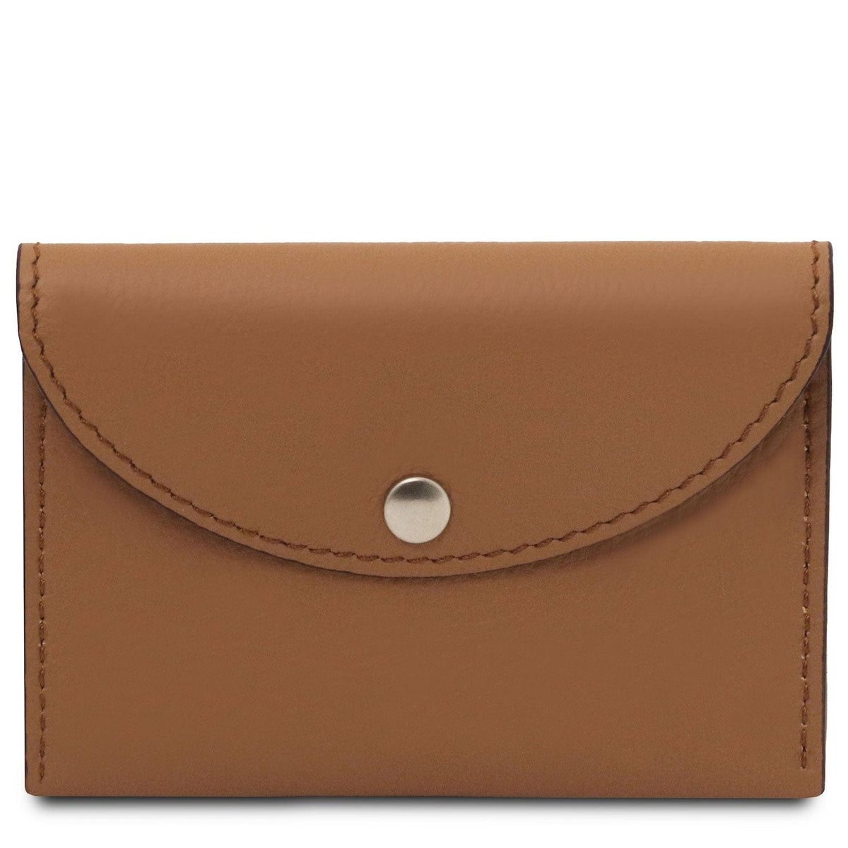 Office leather accessories Cognac Leather business card /  credit card holder  | TL142417 San Rocco Italia