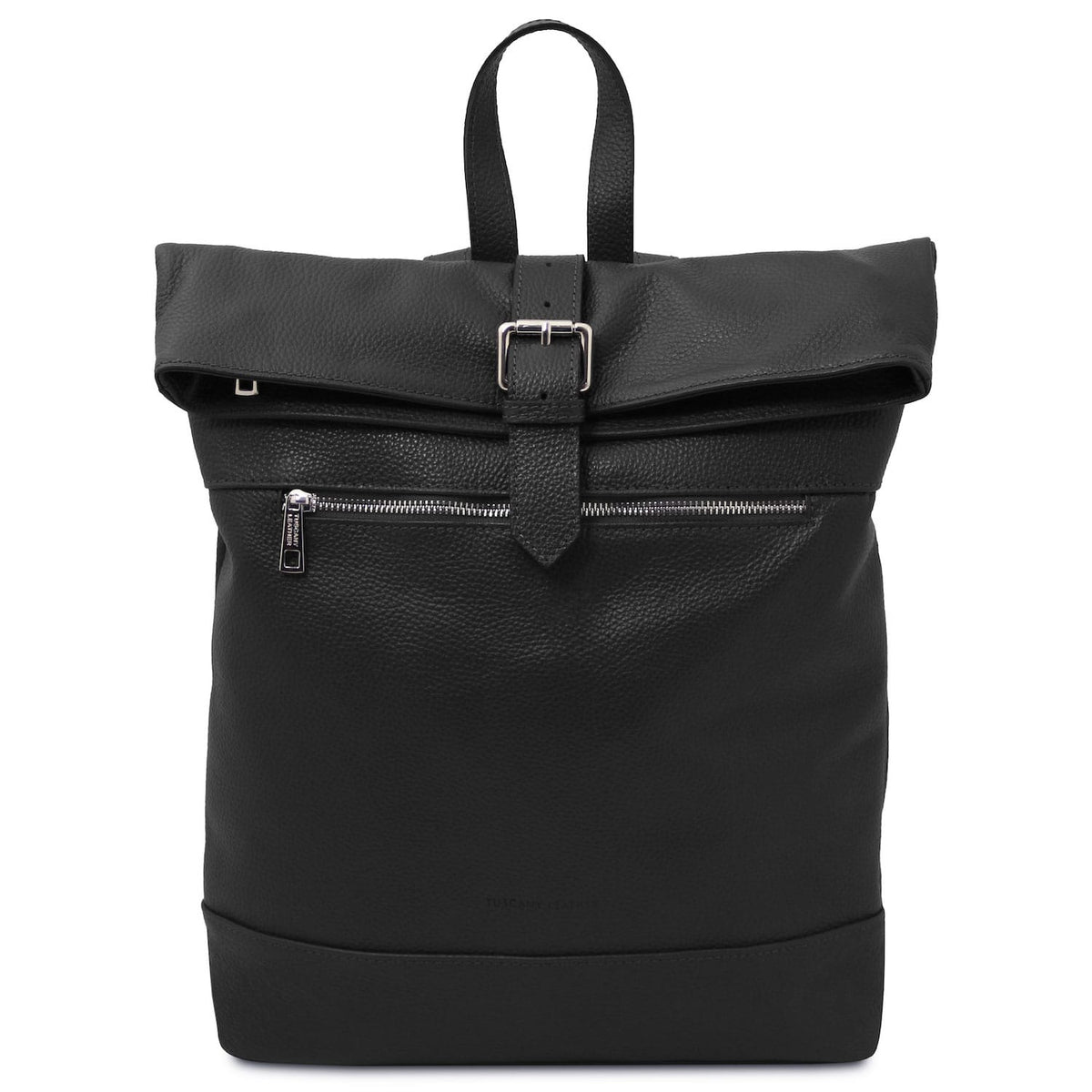 Leather Backpacks Black London - Soft leather backpack | TL142502 San Rocco Italia