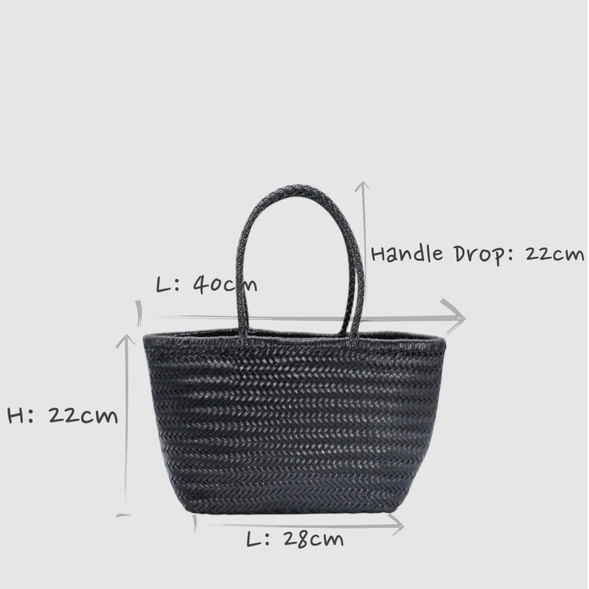Handbag & Wallet Accessories Lou - Genuine Leather Tote Bag Black Colour San Rocco Italia