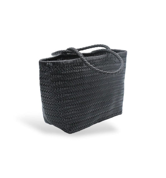 Hebag & Wallet Accessori Lou - Genuine Leather Tote Bag Nero Colour San Rocco Italia