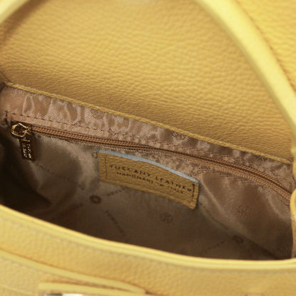 Leather handbags Maisy - Leather top handle bag - Medium size | TL142455 San Rocco Italia