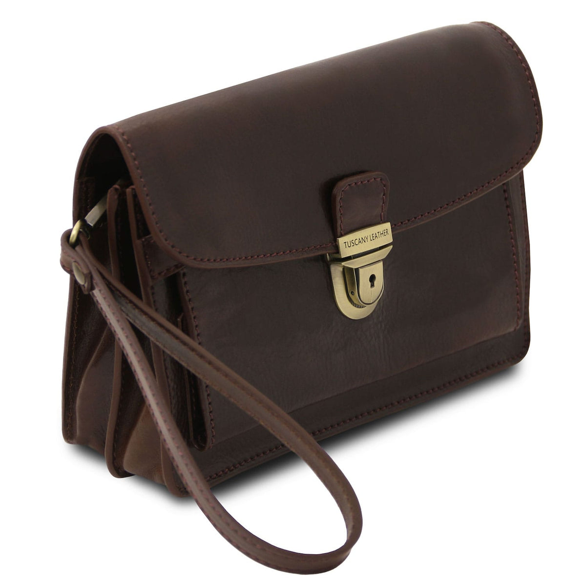 Leather bags for men Max - Leather handy wrist bag for men | TL8075 San Rocco Italia