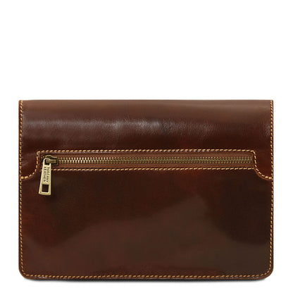 Leather bags for men Max - Leather handy wrist bag for men | TL8075 San Rocco Italia