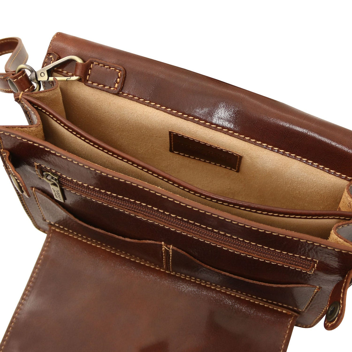 Leather bags for men Max - Leather handy wrist bag for men | TL8075 San Rocco Italia