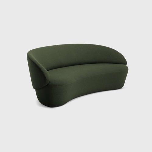 Sofas 2-Sitzer / Grün/Camira-Stoff Naïve geschwungenes Sofa San Rocco Italia