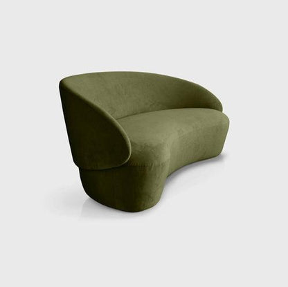 Sofas 2-Sitzer / Grün/Veloursstoff Naïve geschwungenes Sofa San Rocco Italia