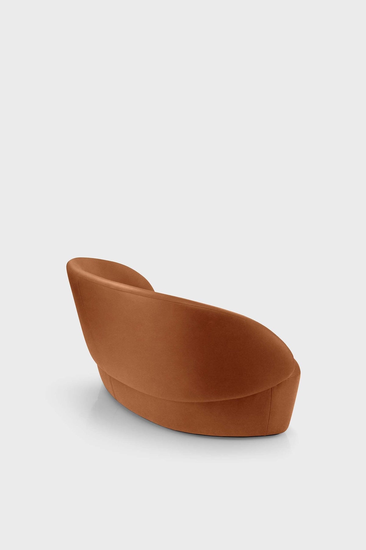 Sofas Naïve geschwungenes Sofa San Rocco Italia