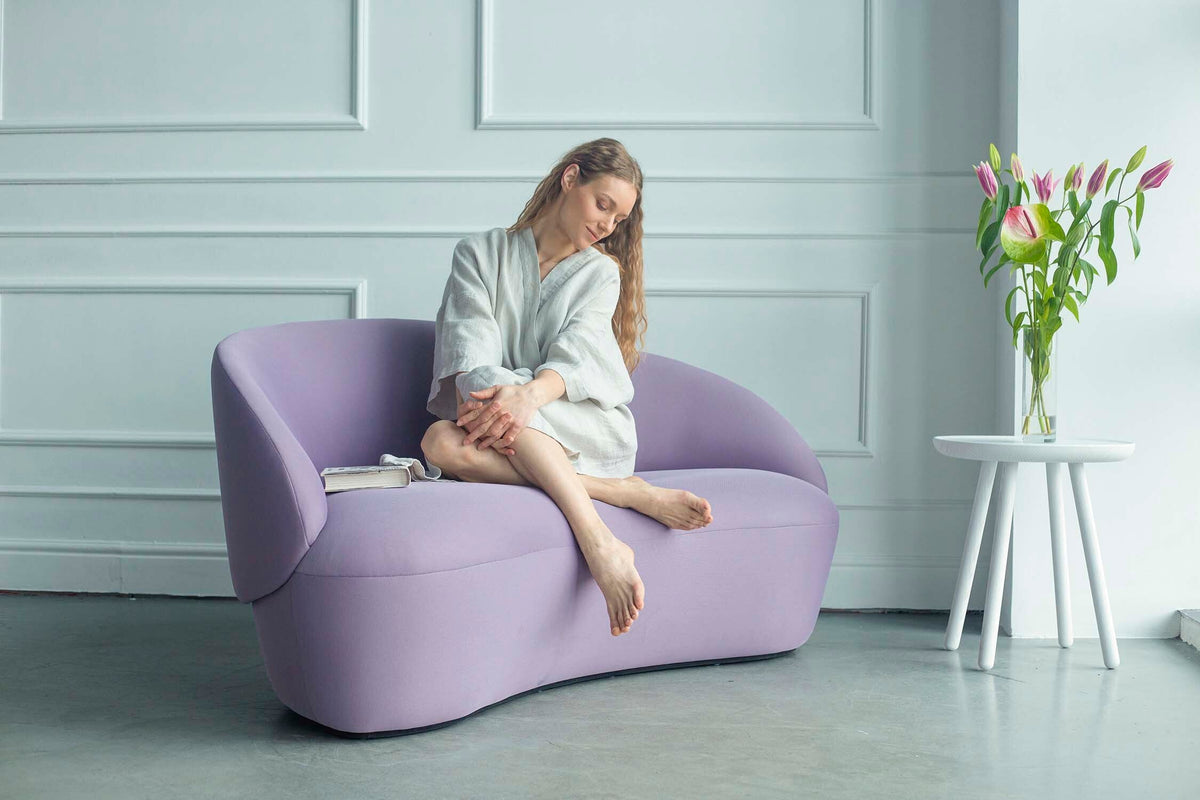 Sofas Naïve geschwungenes Sofa San Rocco Italia