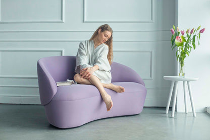 Sofas Naïve geschwungenes Sofa San Rocco Italia