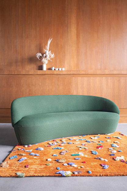 Sofas Naïve geschwungenes Sofa San Rocco Italia