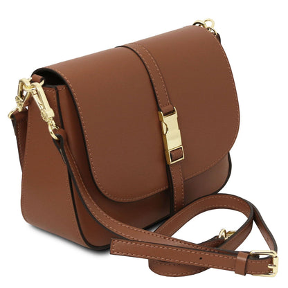 Leather shoulder bags Nausica - Italian leather shoulder bag | TL141598 San Rocco Italia