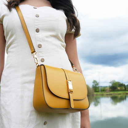 Leather shoulder bags Nausica - Italian leather shoulder bag | TL141598 San Rocco Italia