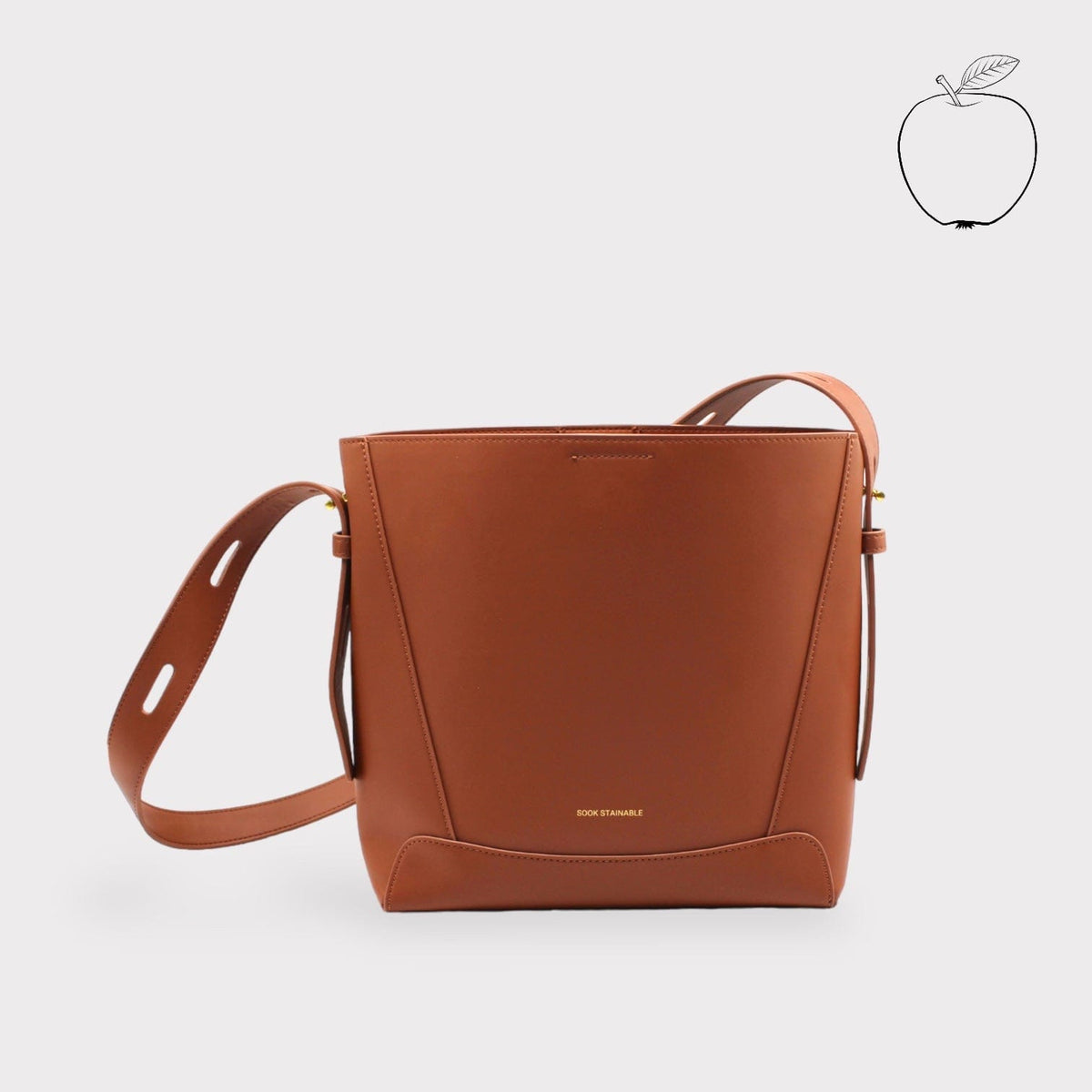 Handbag & Wallet Accessoires Oli - Apple Leather Midi Shoulder Cross-body Bag Marron San Rocco Italia