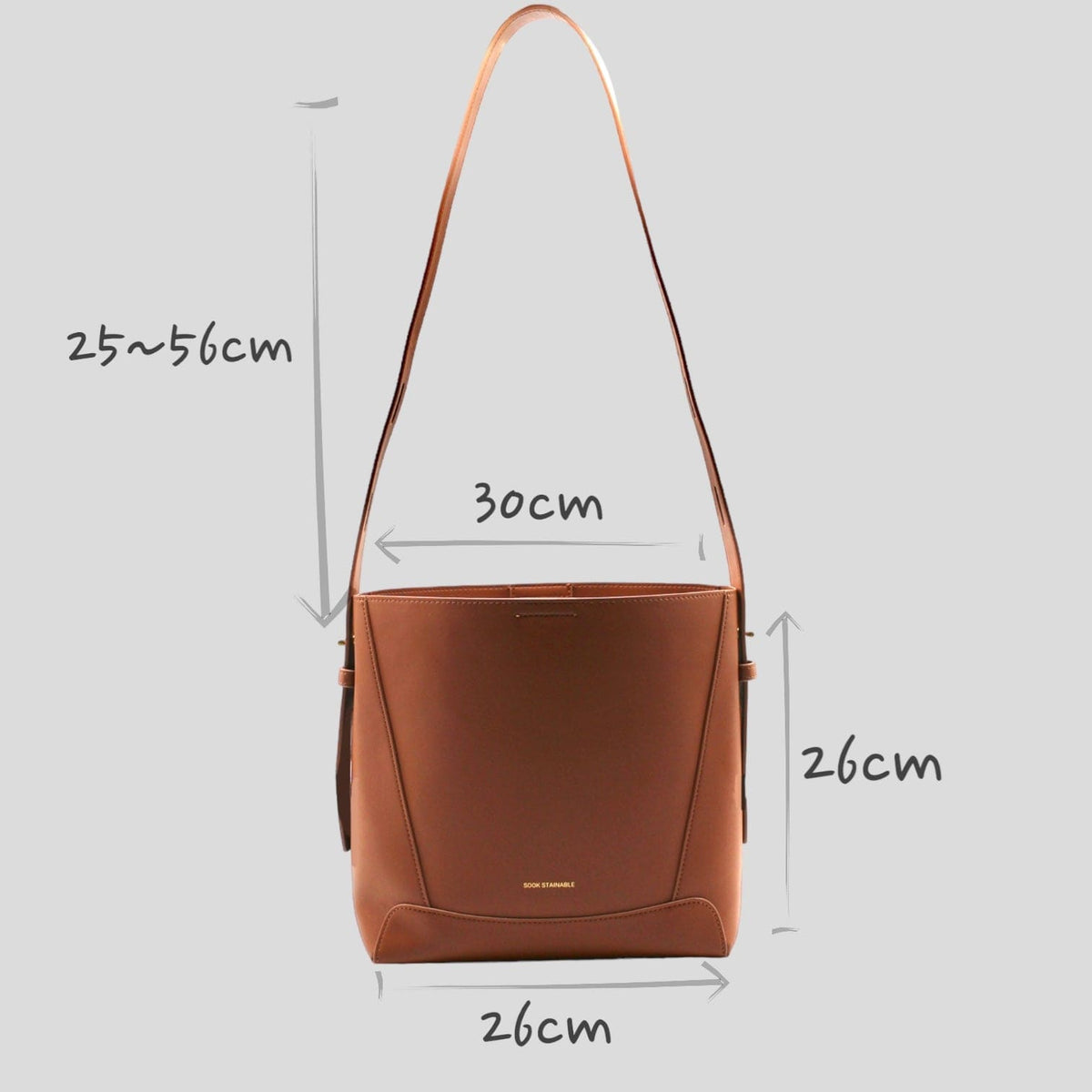Handbag & Wallet Accessoires Oli - Apple Leather Midi Shoulder Cross-body Bag Marron San Rocco Italia