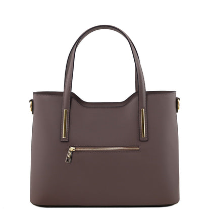 Borse a spalla in pelle Olimpia - Borsa tote in pelle italiana | TL141412 San Rocco Italia
