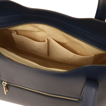 Borse a spalla in pelle Olimpia - Borsa tote in pelle italiana | TL141412 San Rocco Italia