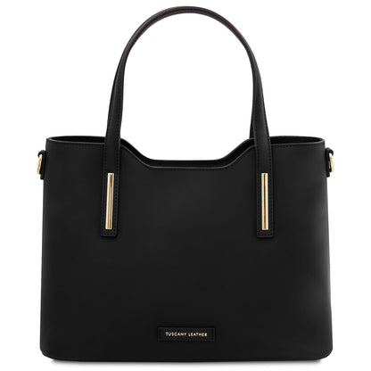 Olimpia - Matte leather tote | TL142561