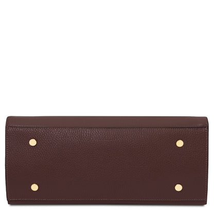Leather handbags Origami - Leather tote | TL142466 San Rocco Italia