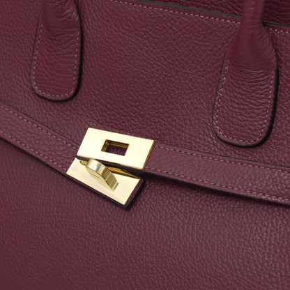 Leather handbags Origami - Leather tote | TL142466 San Rocco Italia