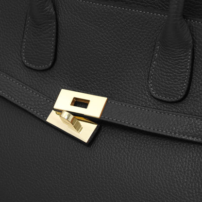 Leather handbags Origami - Leather tote | TL142466 San Rocco Italia