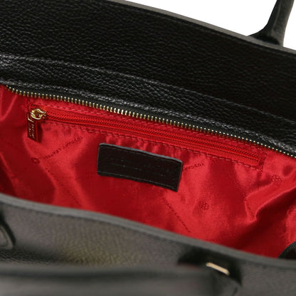 Leather handbags Origami - Leather tote | TL142507 San Rocco Italia
