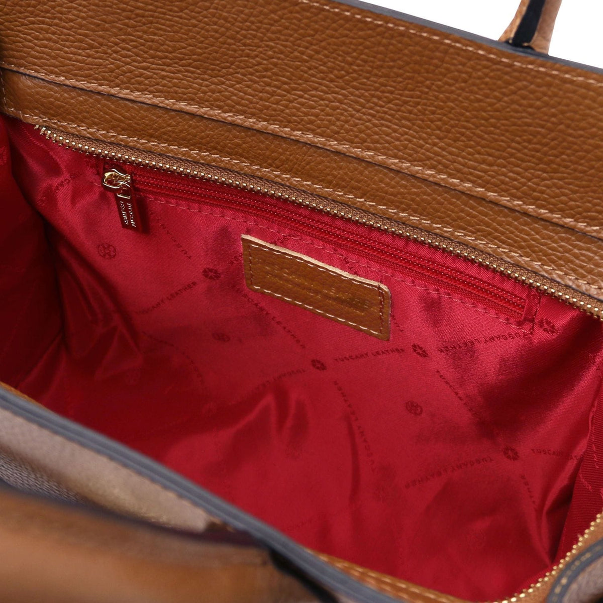 Leather handbags Origami - Leather tote | TL142507 San Rocco Italia