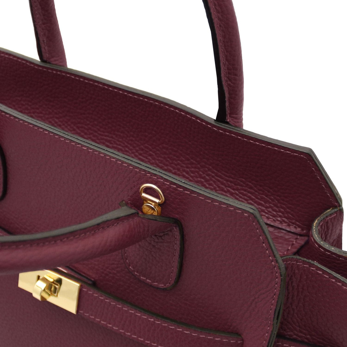 Leather handbags Origami - Leather tote | TL142507 San Rocco Italia