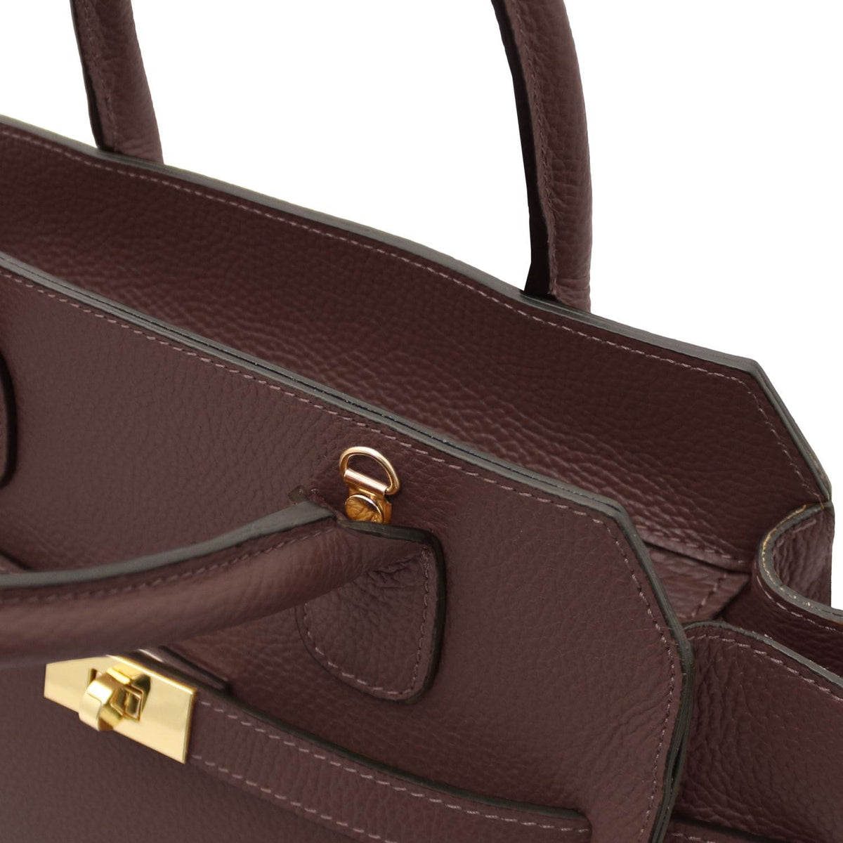 Leather handbags Origami - Leather tote | TL142507 San Rocco Italia