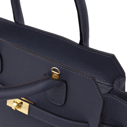 Leather handbags Origami - Leather tote | TL142507 San Rocco Italia