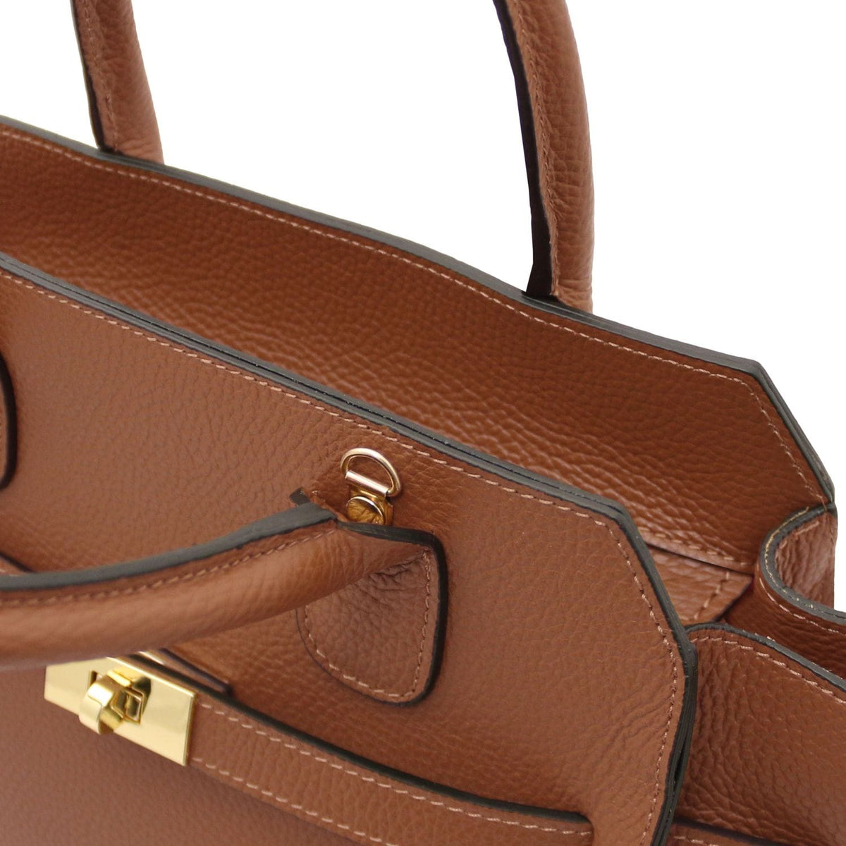 Leather handbags Origami - Leather tote | TL142507 San Rocco Italia