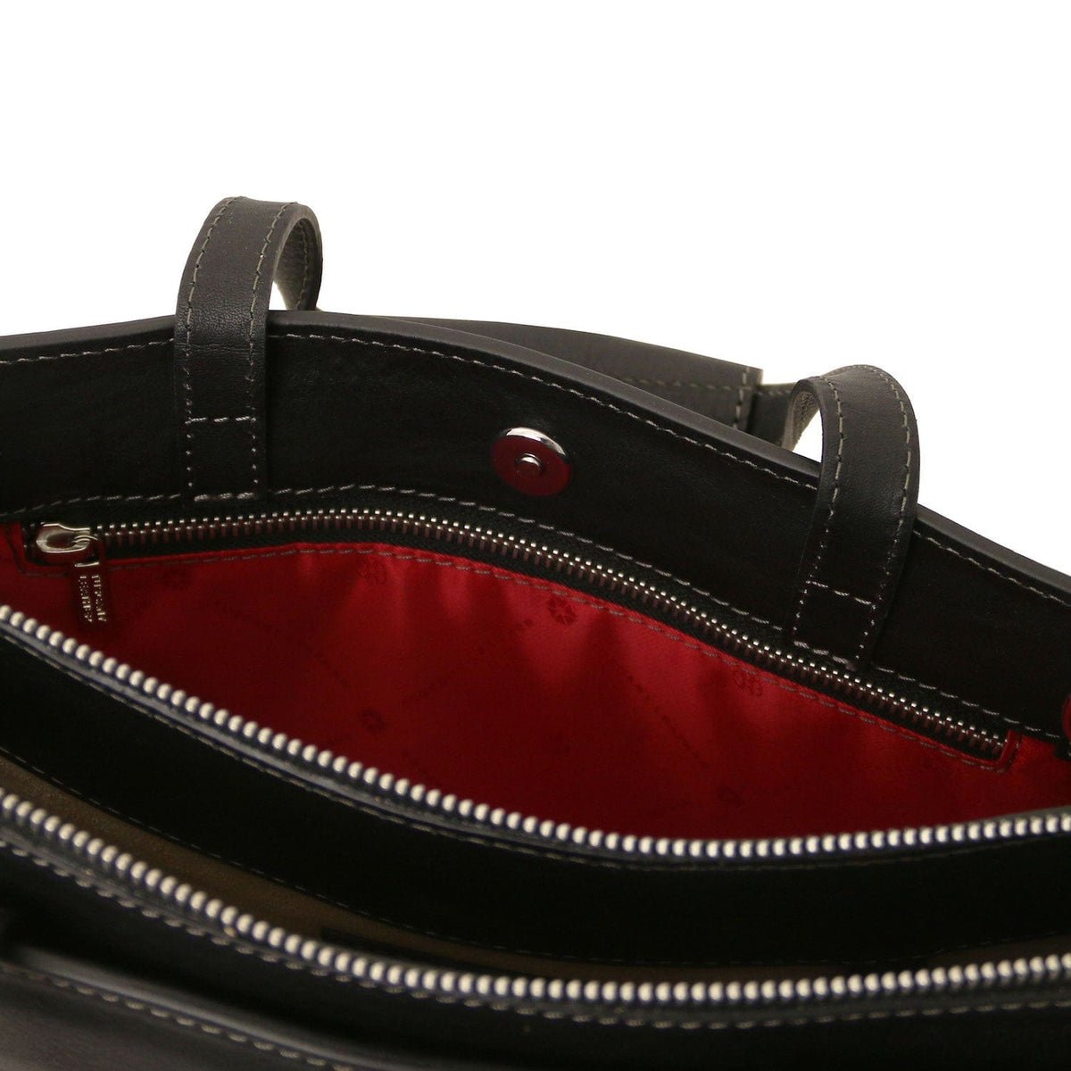Leather briefcases Palermo - Italian leather 3-compartment briefcase for women | TL142452 San Rocco Italia