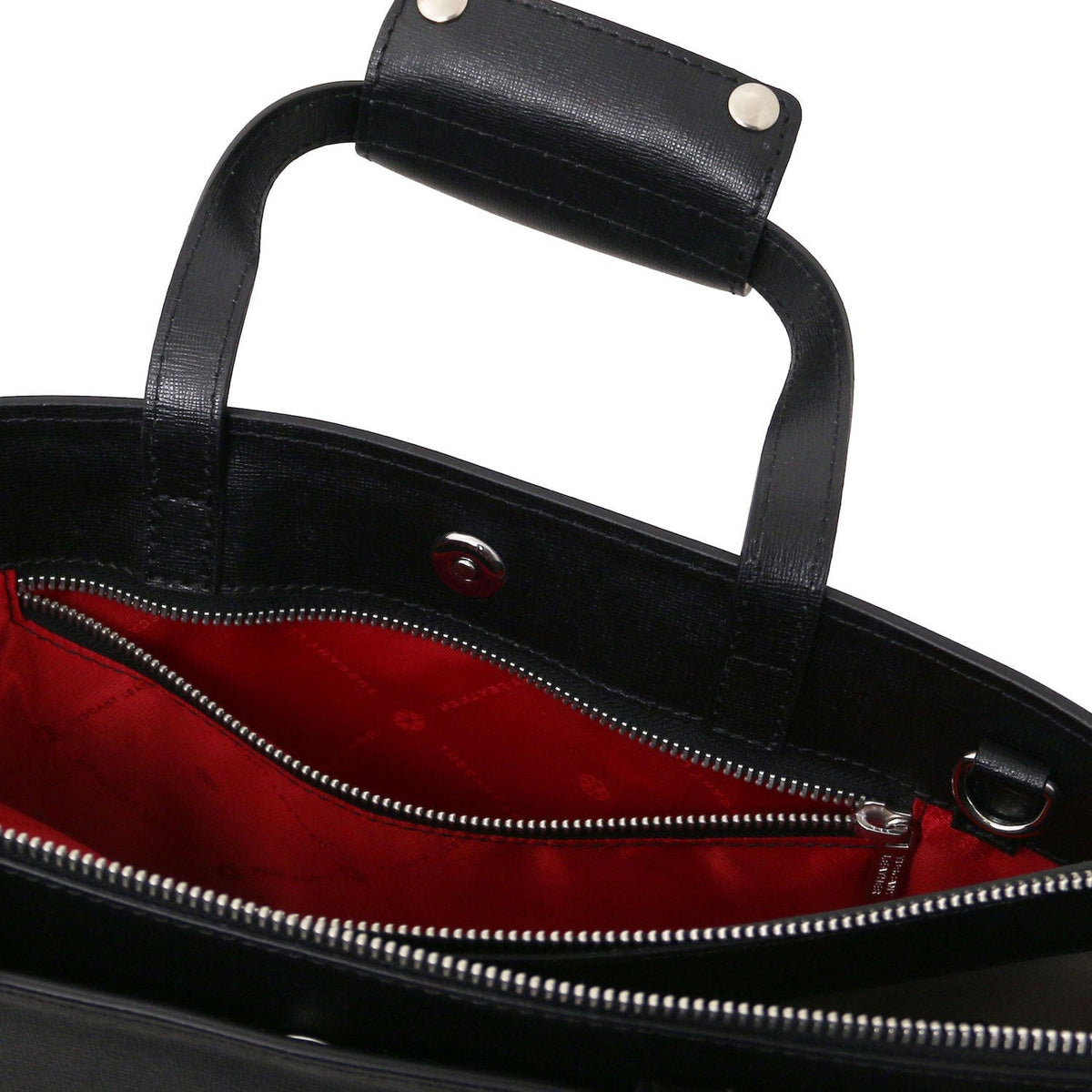 Leather briefcases Palermo - Saffiano Italian leather briefcase 3-compartment for women | TL141369 San Rocco Italia