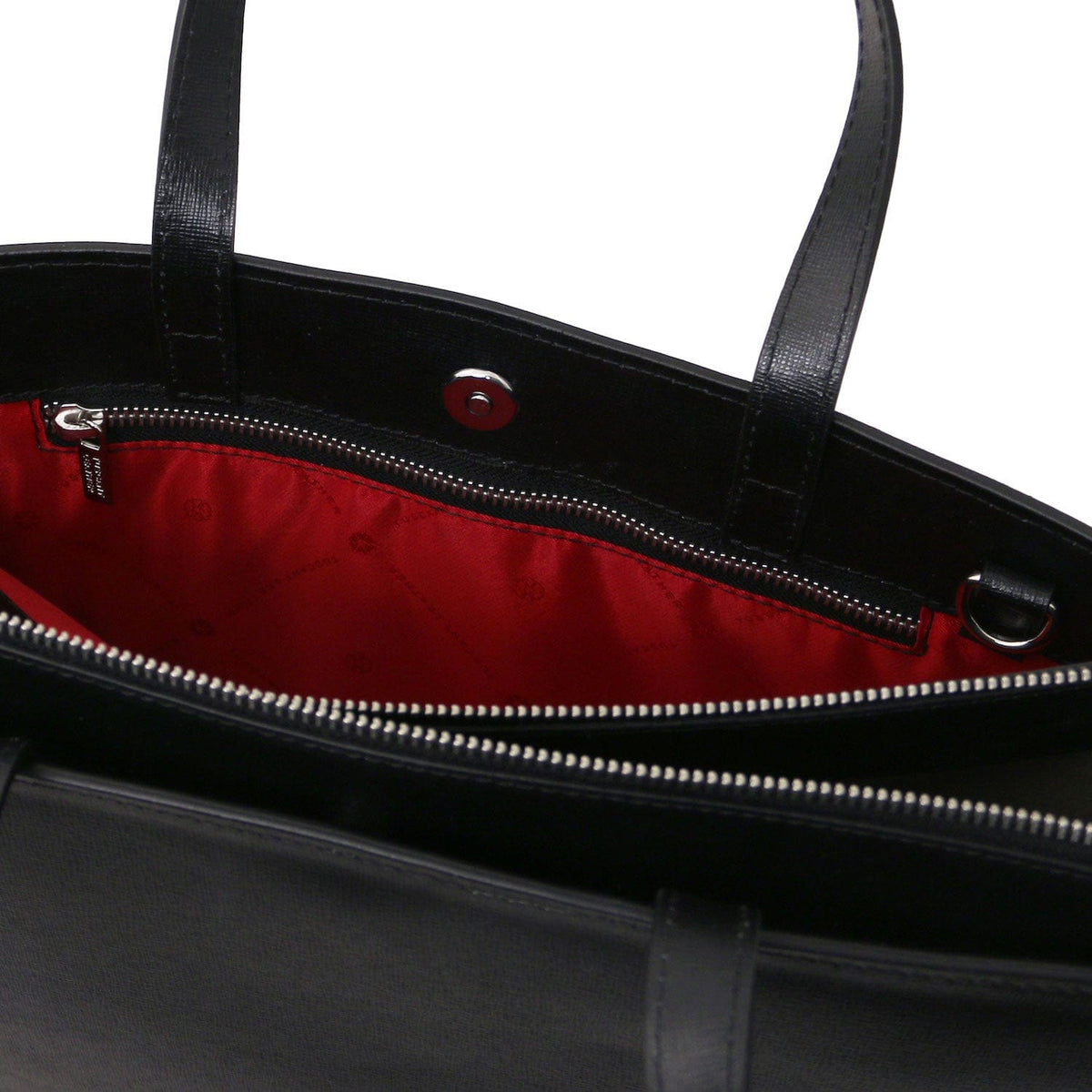 Leather briefcases Palermo - Saffiano Italian leather briefcase 3-compartment for women | TL141369 San Rocco Italia