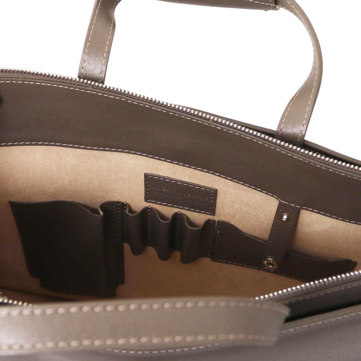 Leather briefcases Palermo - Saffiano Italian leather briefcase 3-compartment for women | TL141369 San Rocco Italia