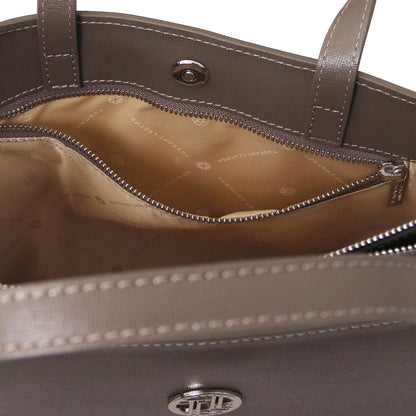 Leather briefcases Palermo - Saffiano Italian leather briefcase 3-compartment for women | TL141369 San Rocco Italia