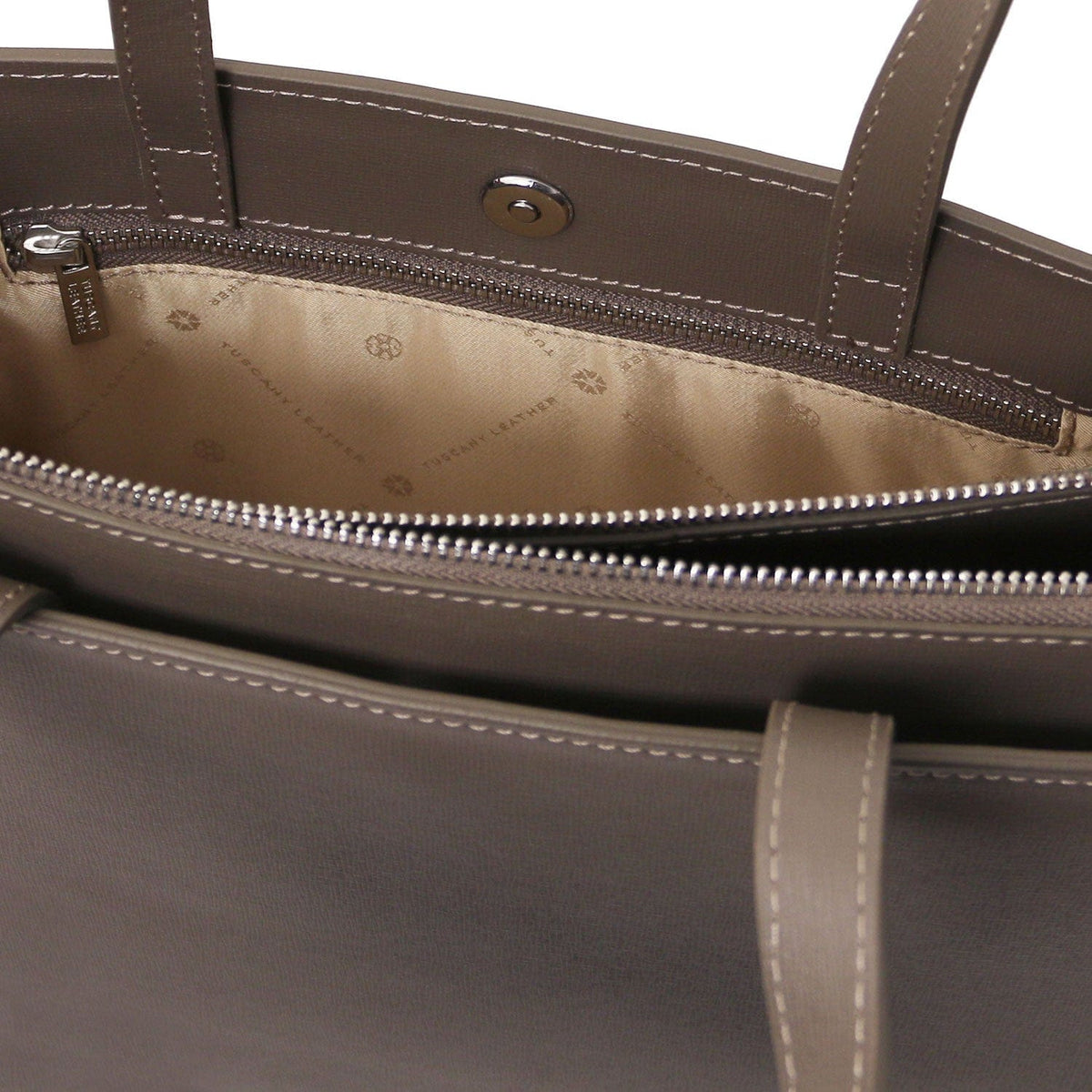 Leather briefcases Palermo - Saffiano Italian leather briefcase 3-compartment for women | TL141369 San Rocco Italia