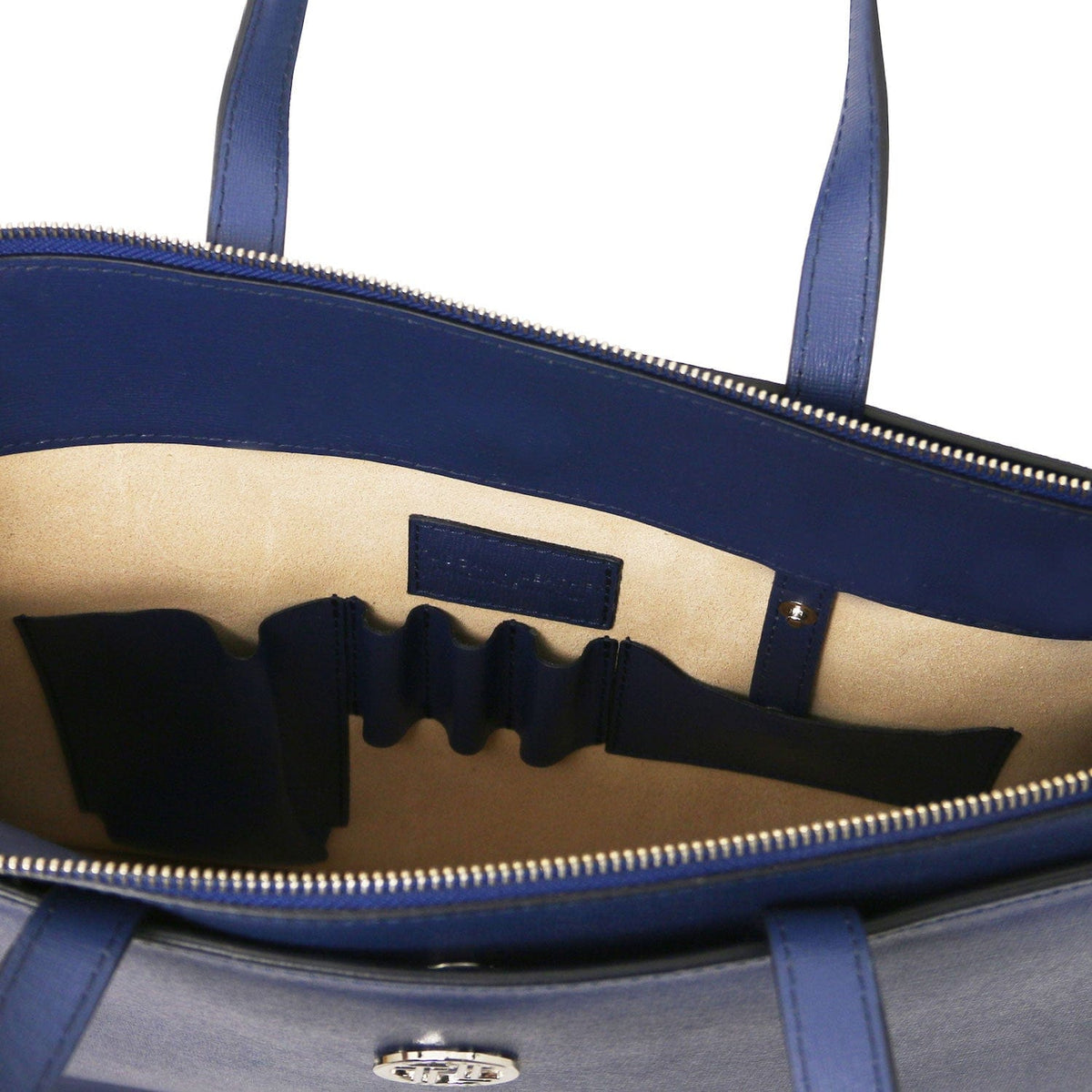 Leather briefcases Palermo - Saffiano Italian leather briefcase 3-compartment for women | TL141369 San Rocco Italia