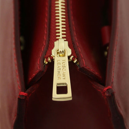Leather briefcases Palermo - Saffiano Italian leather briefcase 3-compartment for women | TL141369 San Rocco Italia