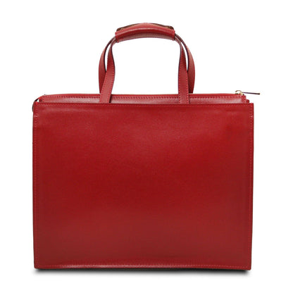 Leather briefcases Palermo - Saffiano Italian leather briefcase 3-compartment for women | TL141369 San Rocco Italia