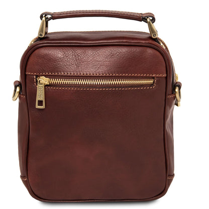 Leather bags for men Paul - Leather Crossbody Bag in Matte Leather | TL142457 San Rocco Italia