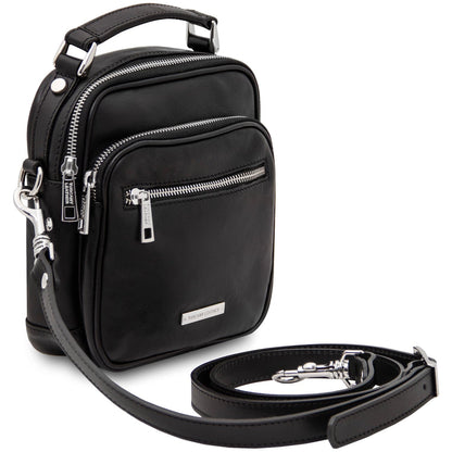 Leather bags for men Paul - Leather Crossbody Bag in Matte Leather | TL142457 San Rocco Italia