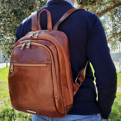 Zaini in pelle Perth - Zaino in pelle a 2 scomparti | TL142049 San Rocco Italia