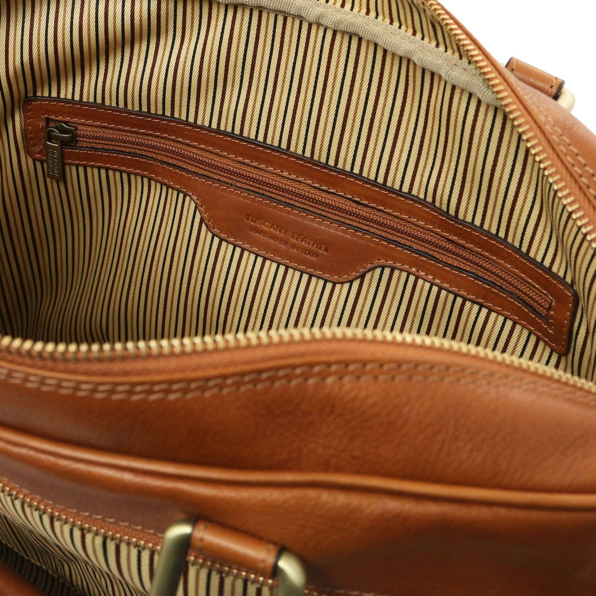 Leather laptop bags Pisa - Matte leather laptop briefcase with front pocket | TL142427 San Rocco Italia