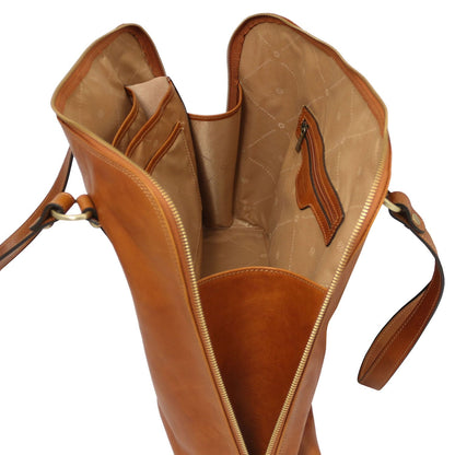 Leather briefcases Ravenna - Exclusive Women's Leather Business Bag in Mate Leather | TL142426 San Rocco Italia